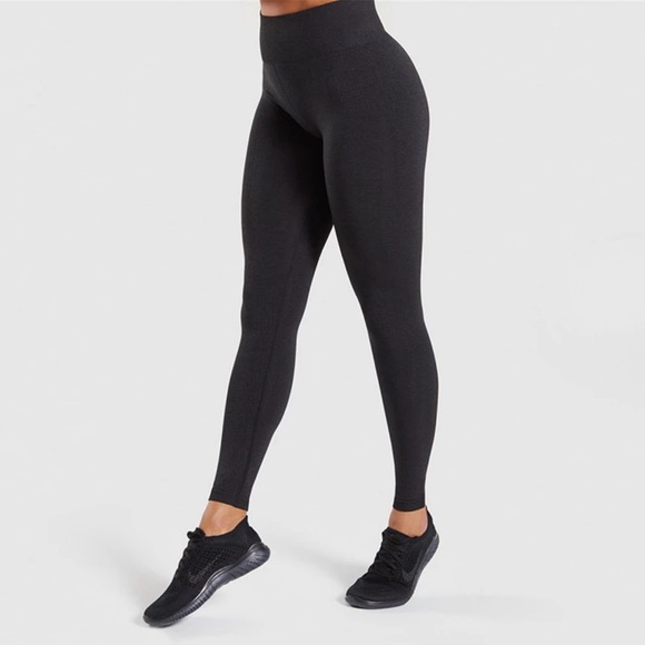 Black High Waist Leggings - Picture 2 of 7